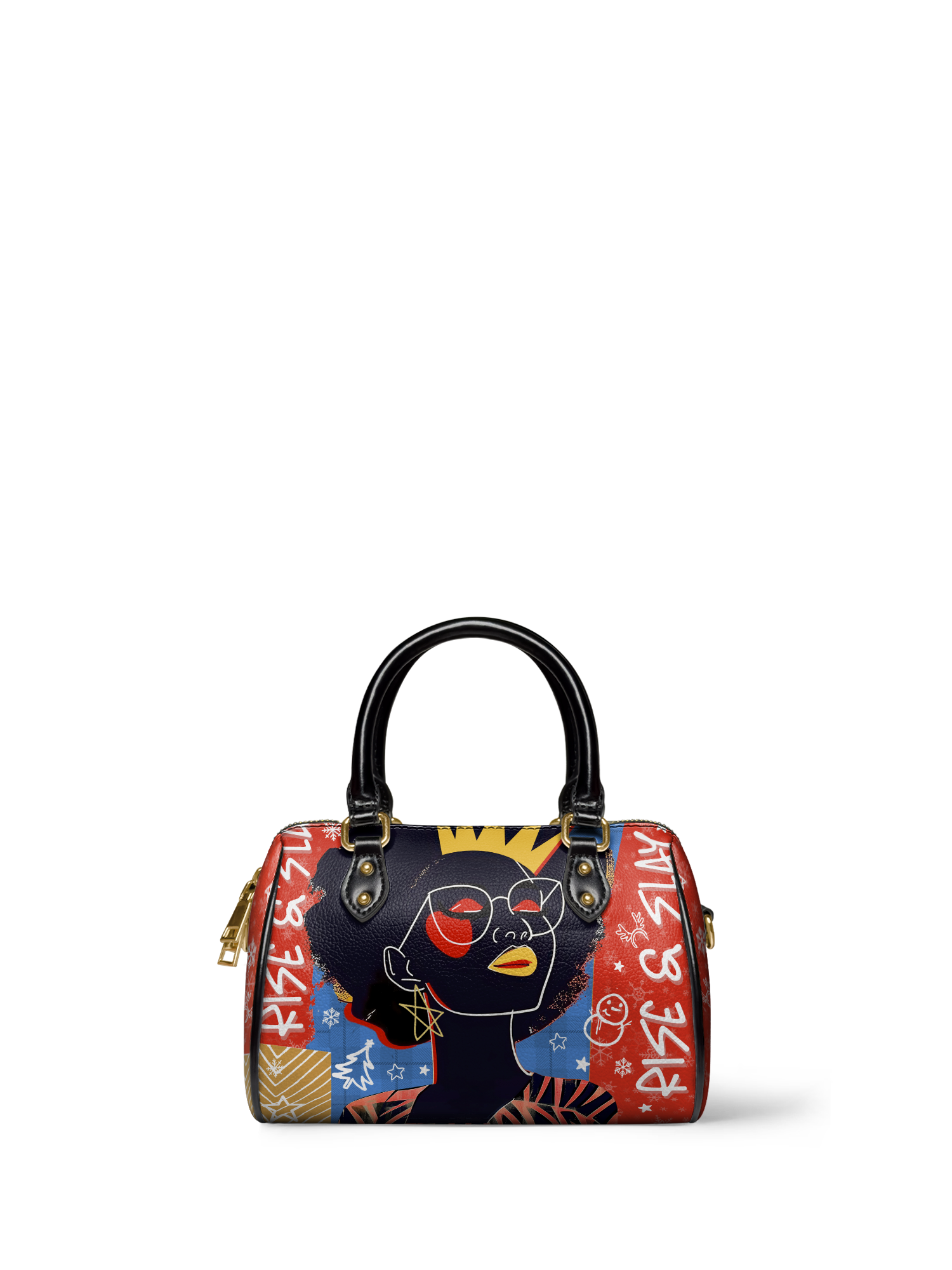 "Aina" Frosted Cherry Mini Satchel