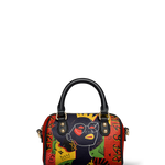 "Aina" Flame Red Mini Satchel