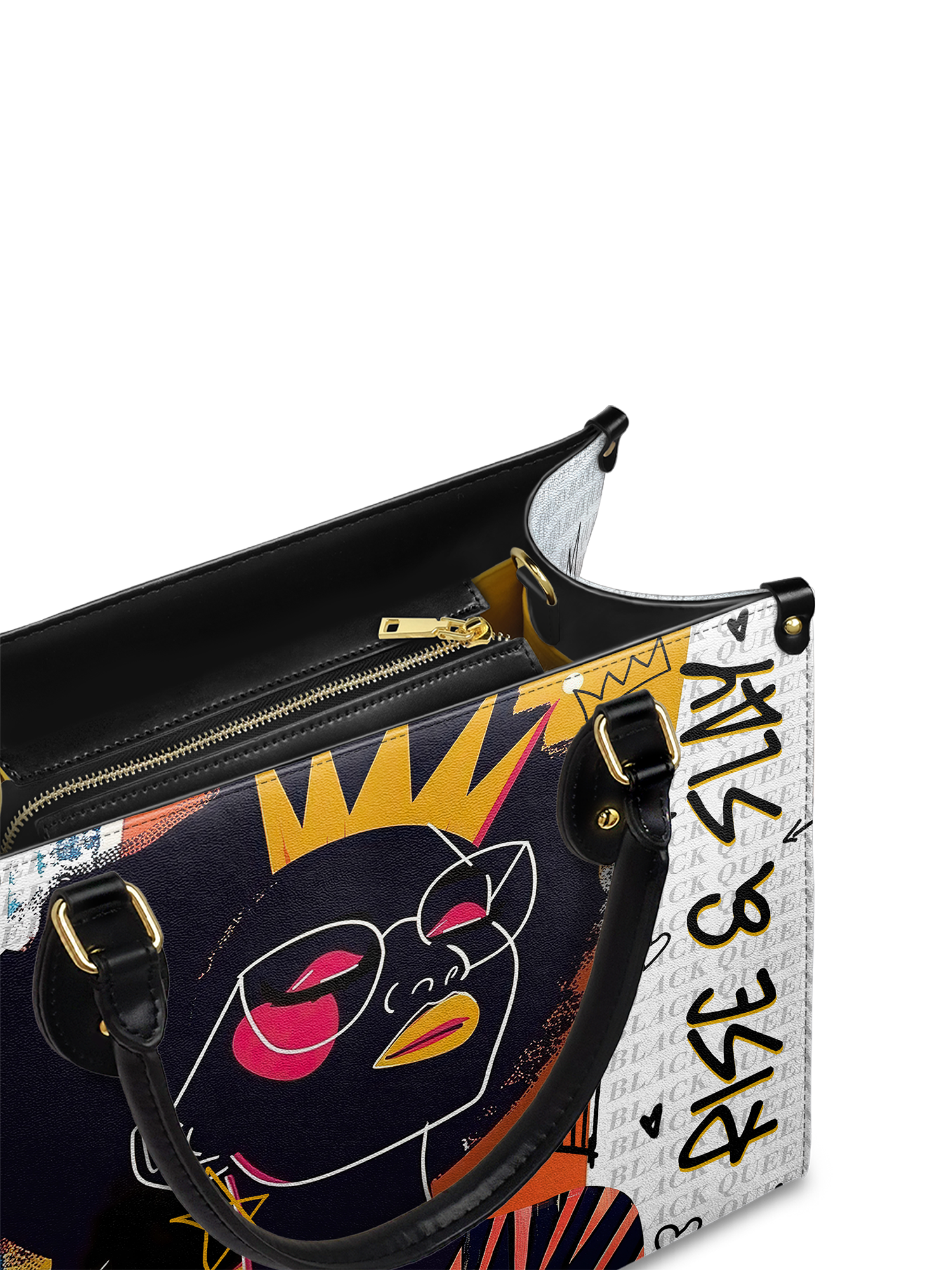 "Aina" Coconut White Leather Handbag