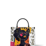 "Aina" Coconut White Leather Handbag