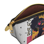 "Aina" Coconut White Eclipse Makeup Bag