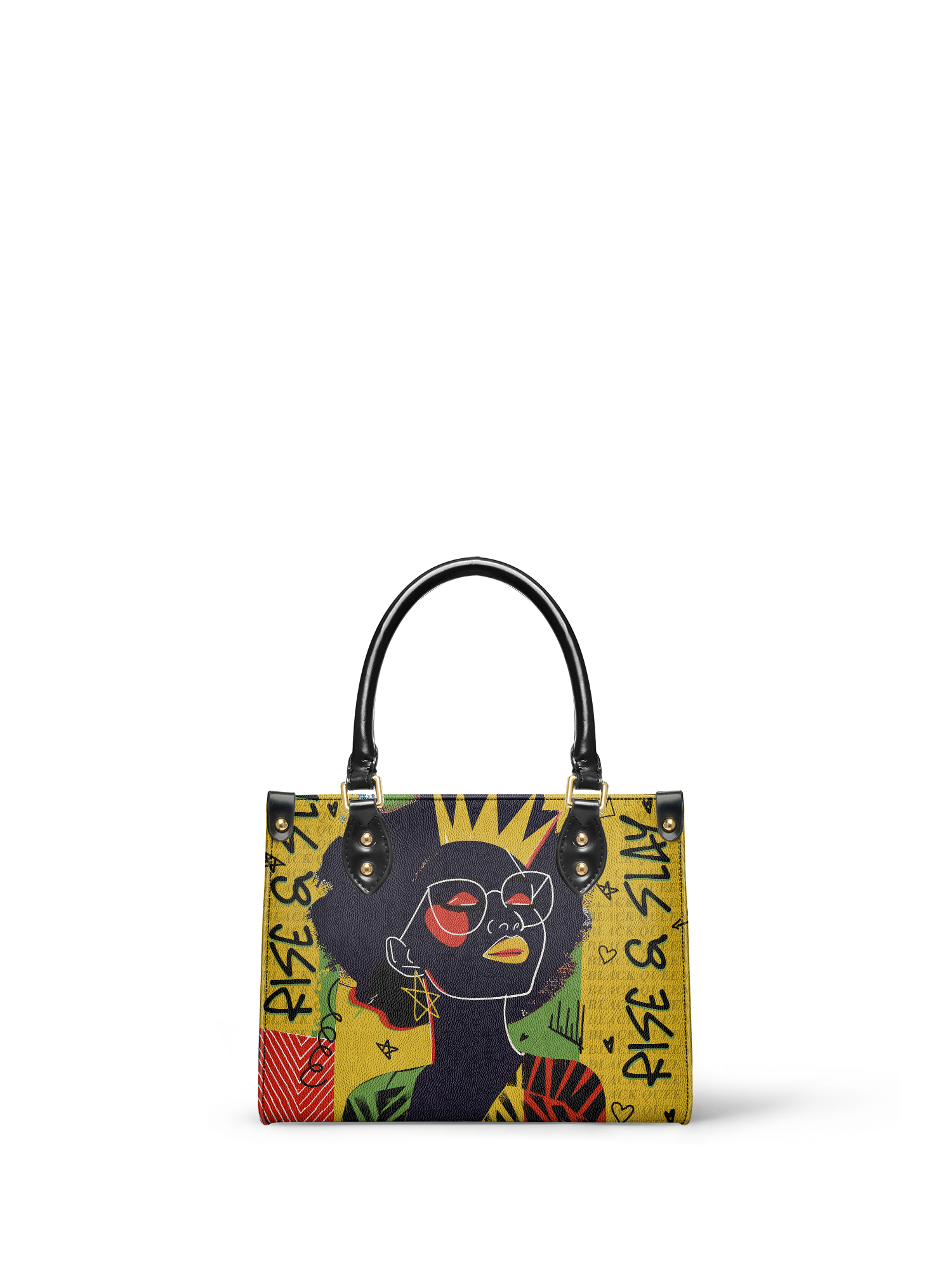 "Aina" Lemon Zest Small Leather Handbag