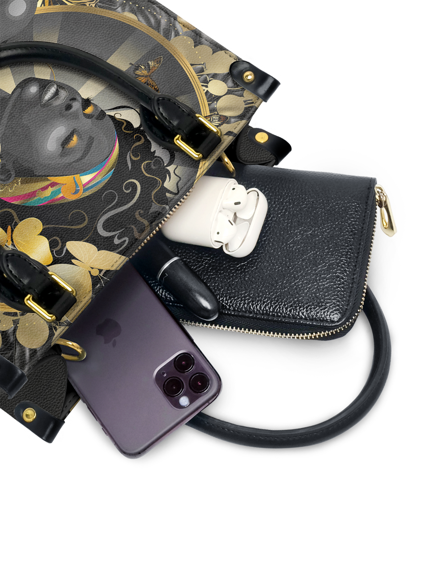 "Barakaya" Small Leather Handbag