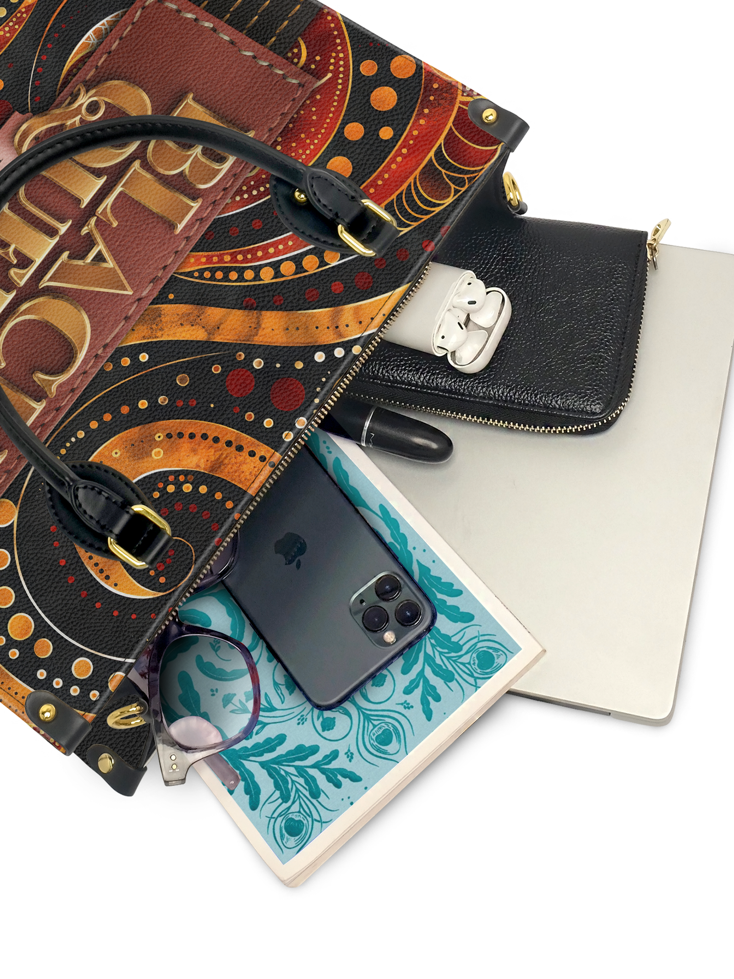 "Makeda" Leather Handbag