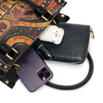 "Makeda" Small Leather Handbag