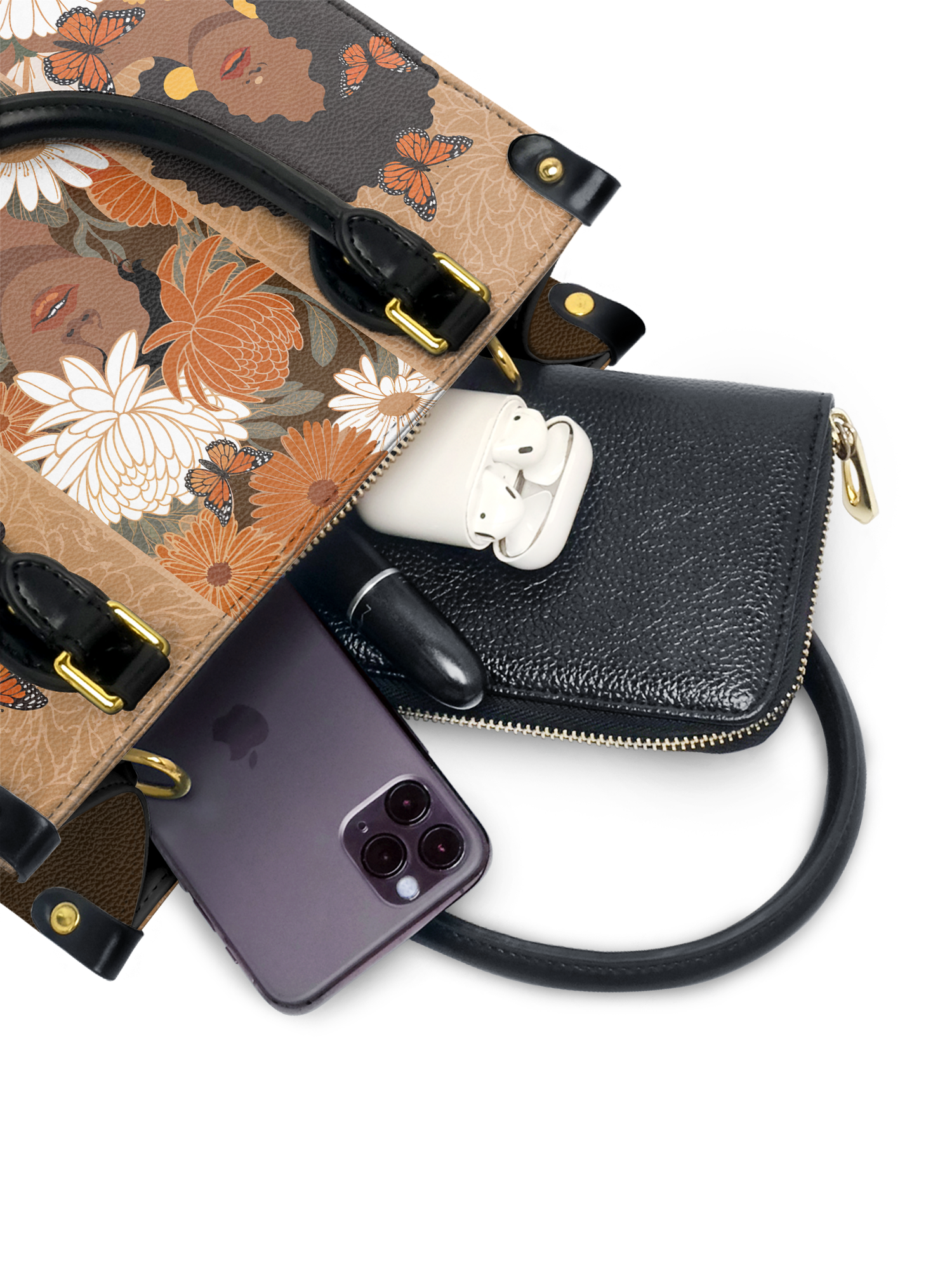 "Ayira" Small Leather Handbag