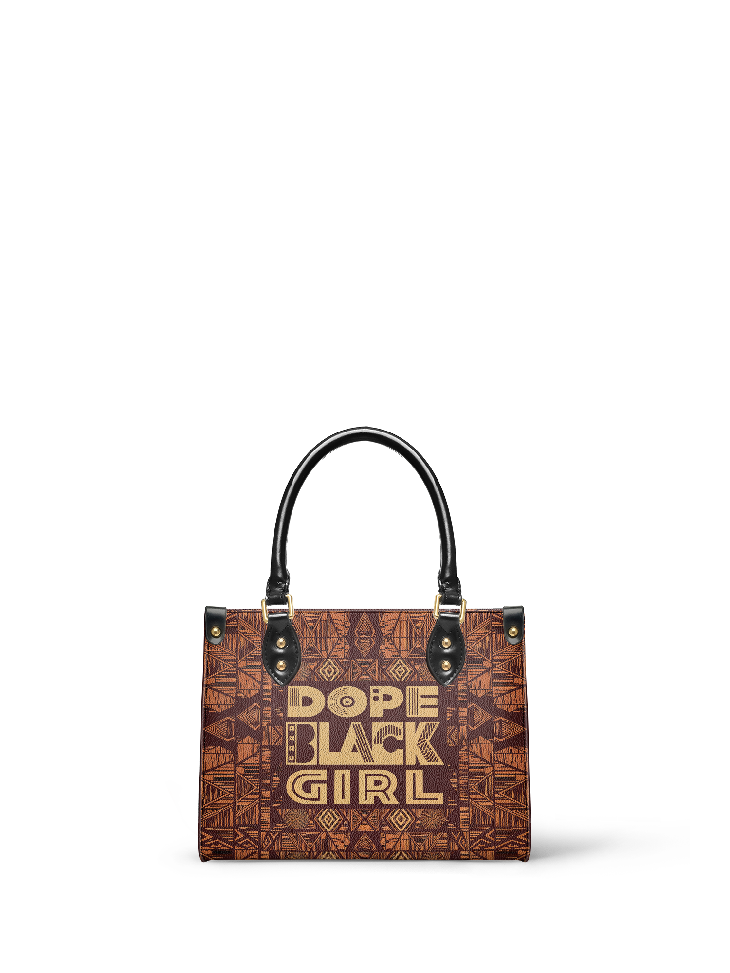 "Dope Black Girl" Small Leather Handbag