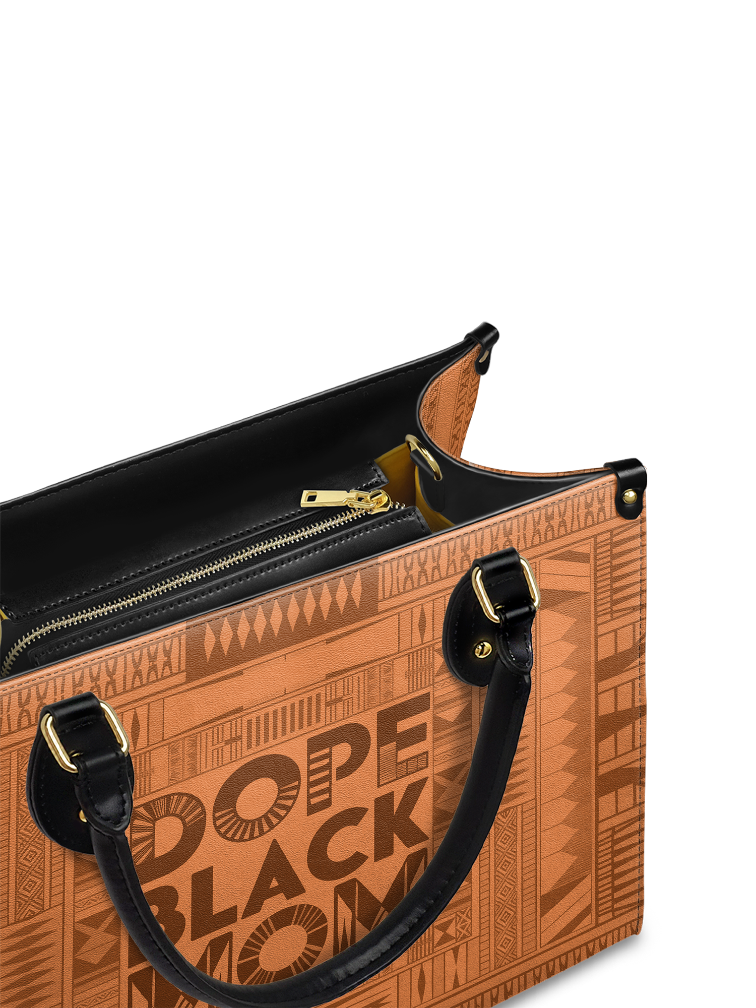 "Dope Black Mom" Leather Handbag