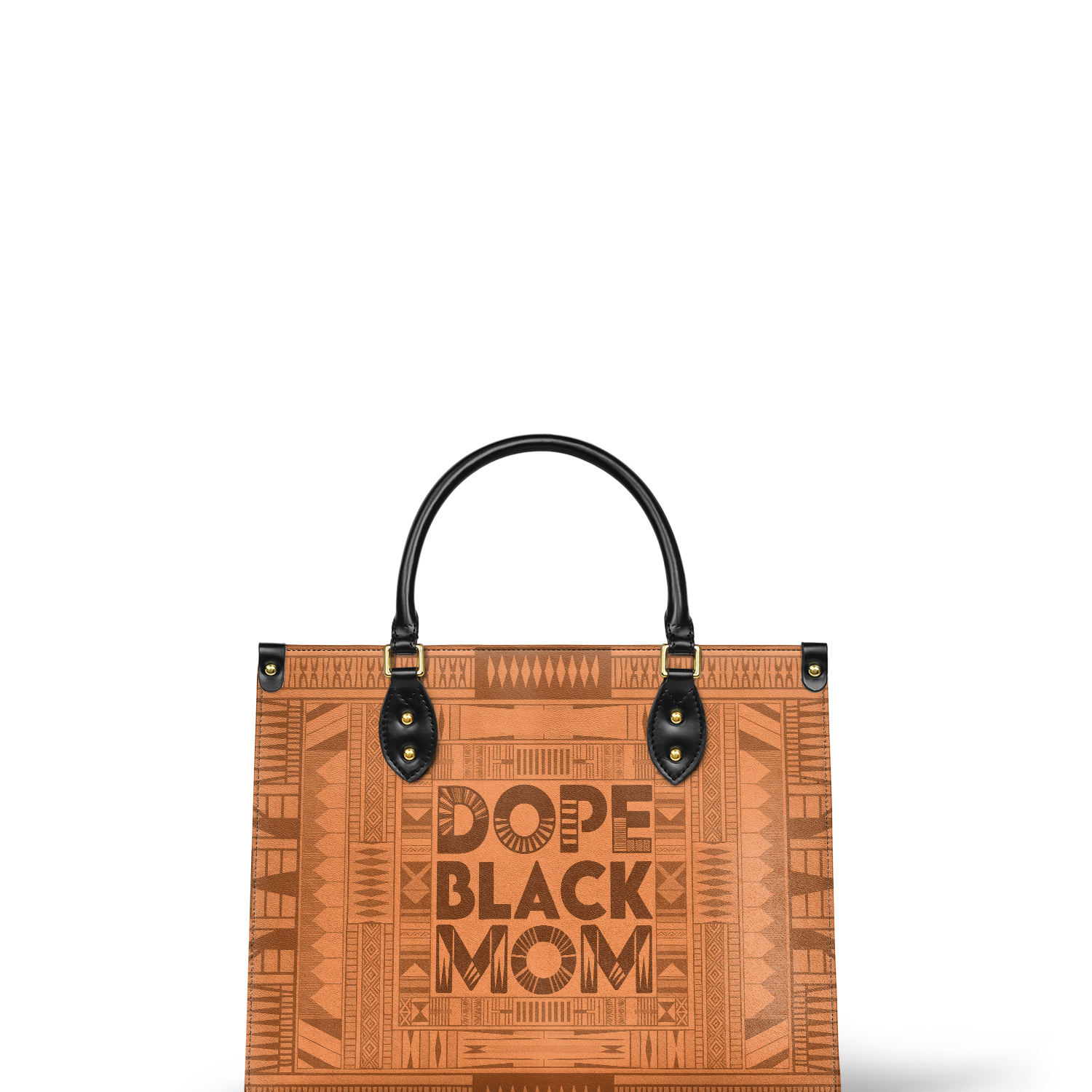 "Dope Black Mom" Leather Handbag