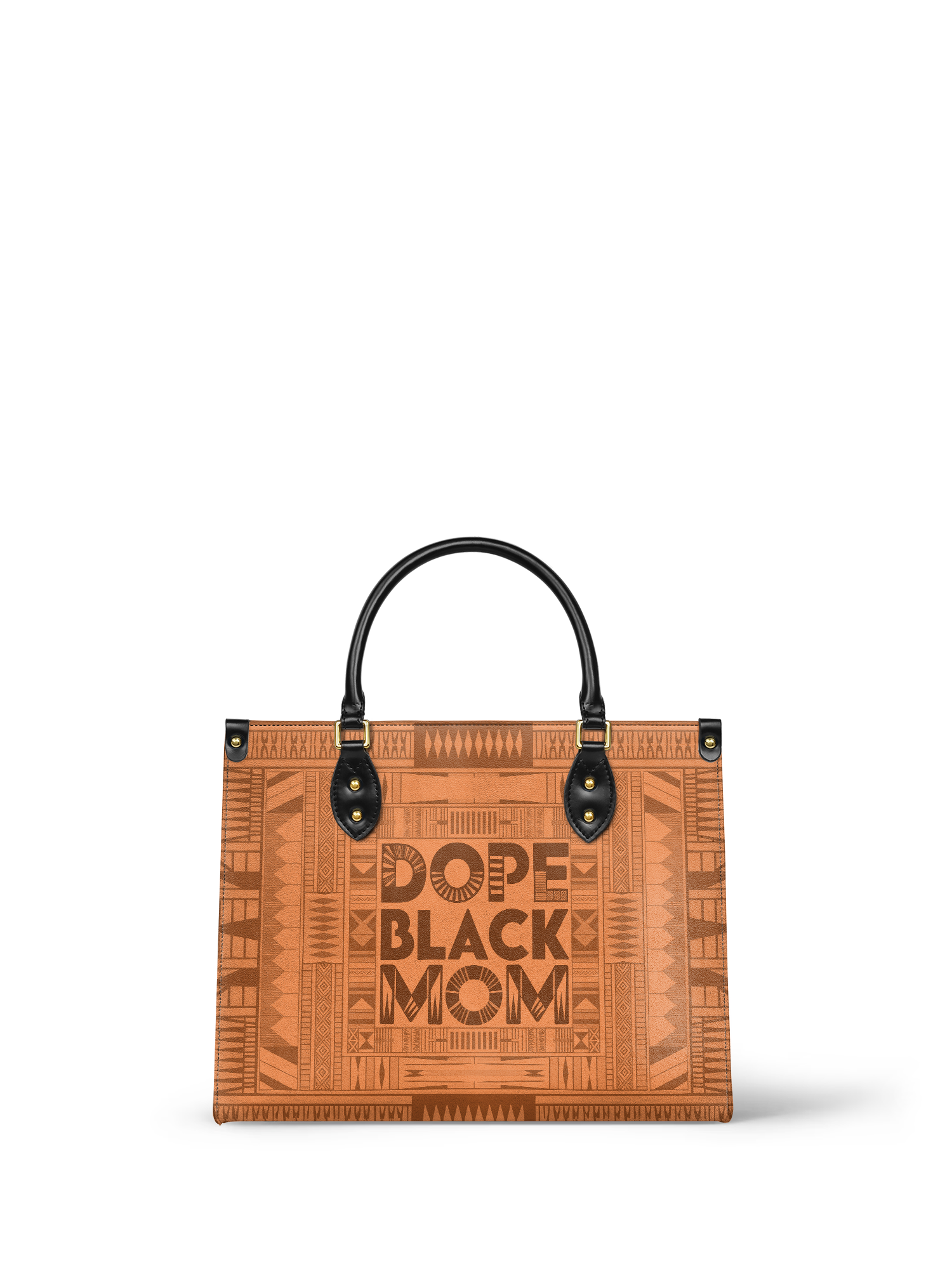 "Dope Black Mom" Leather Handbag