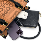 "Dope Black Mom" Small Leather Handbag