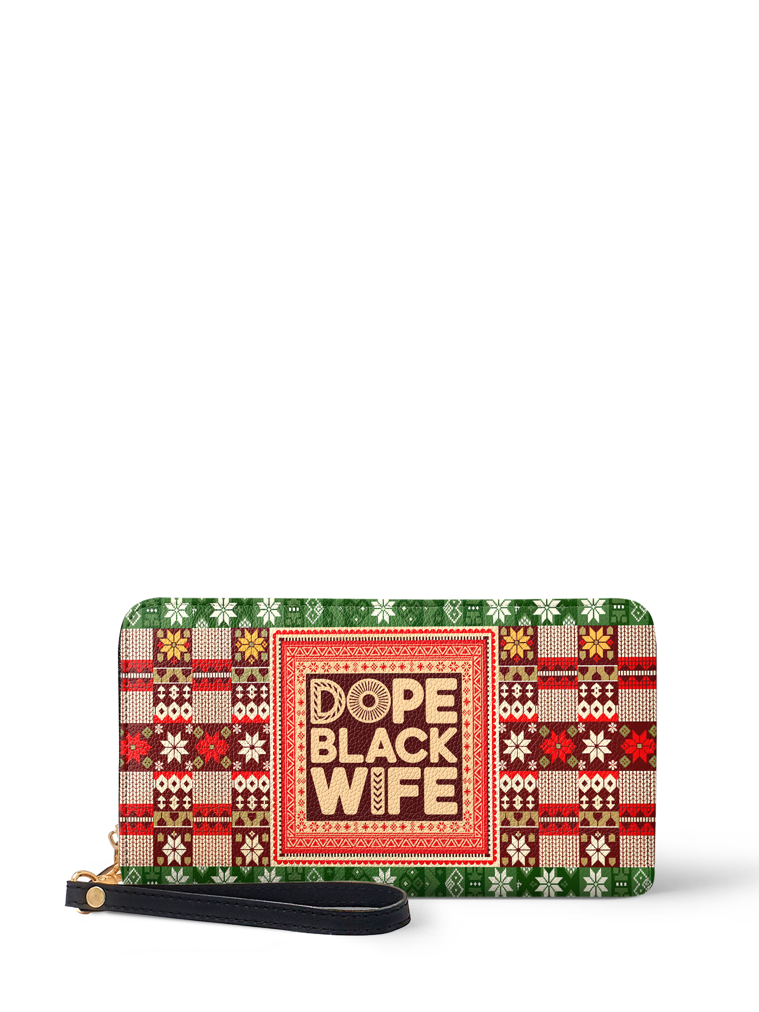 "Dope Black Wife" Frosted Pine Wallet