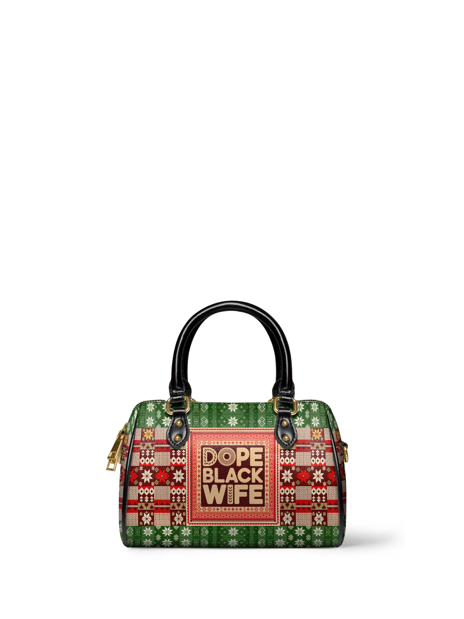 "Dope Black Wife" Frosted Pine Mini Satchel