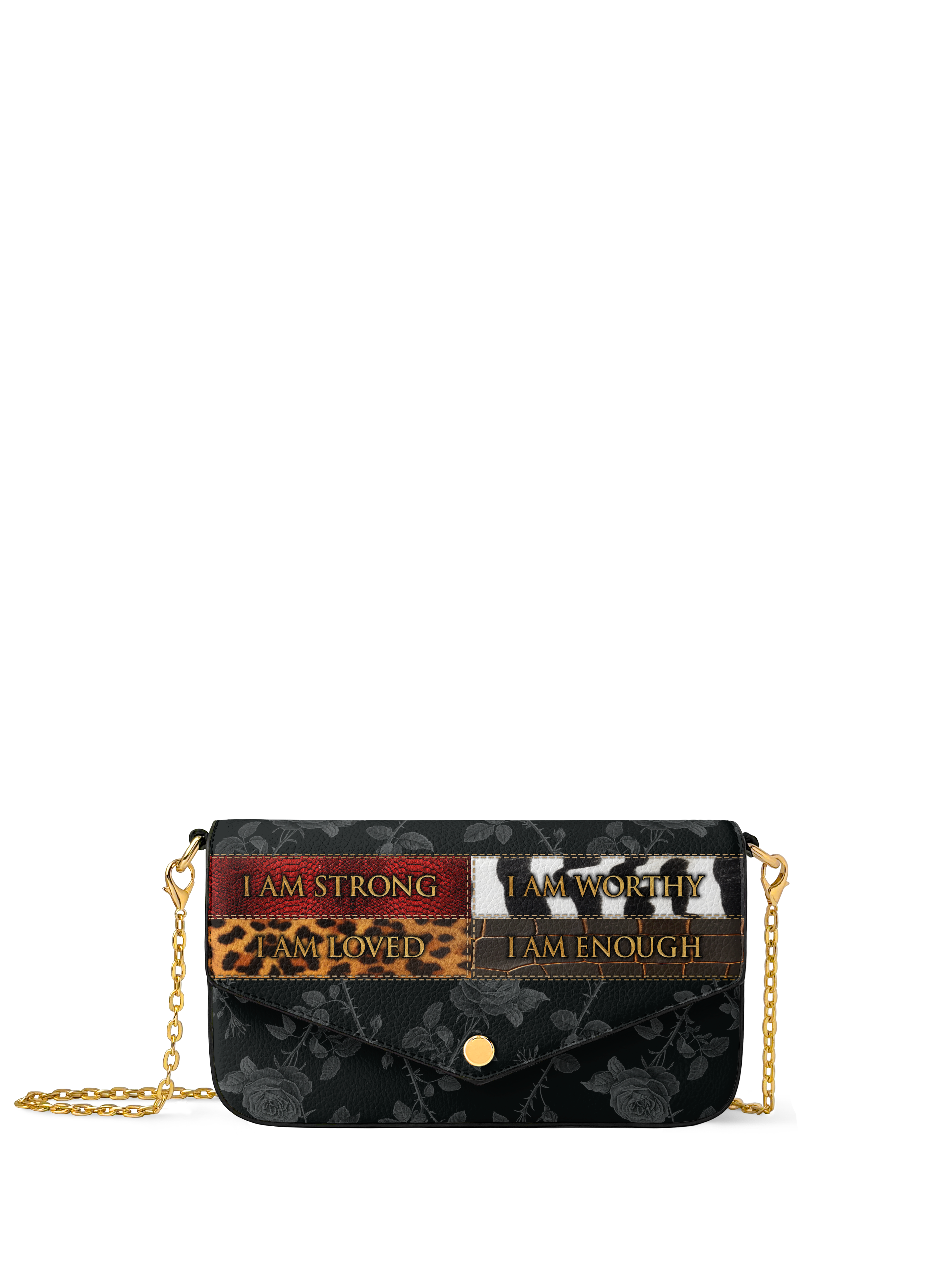 "Kadia" Envelope Chain Crossbody Bag