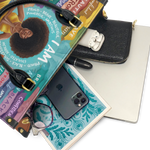 "AfroEssence" Leather Handbag