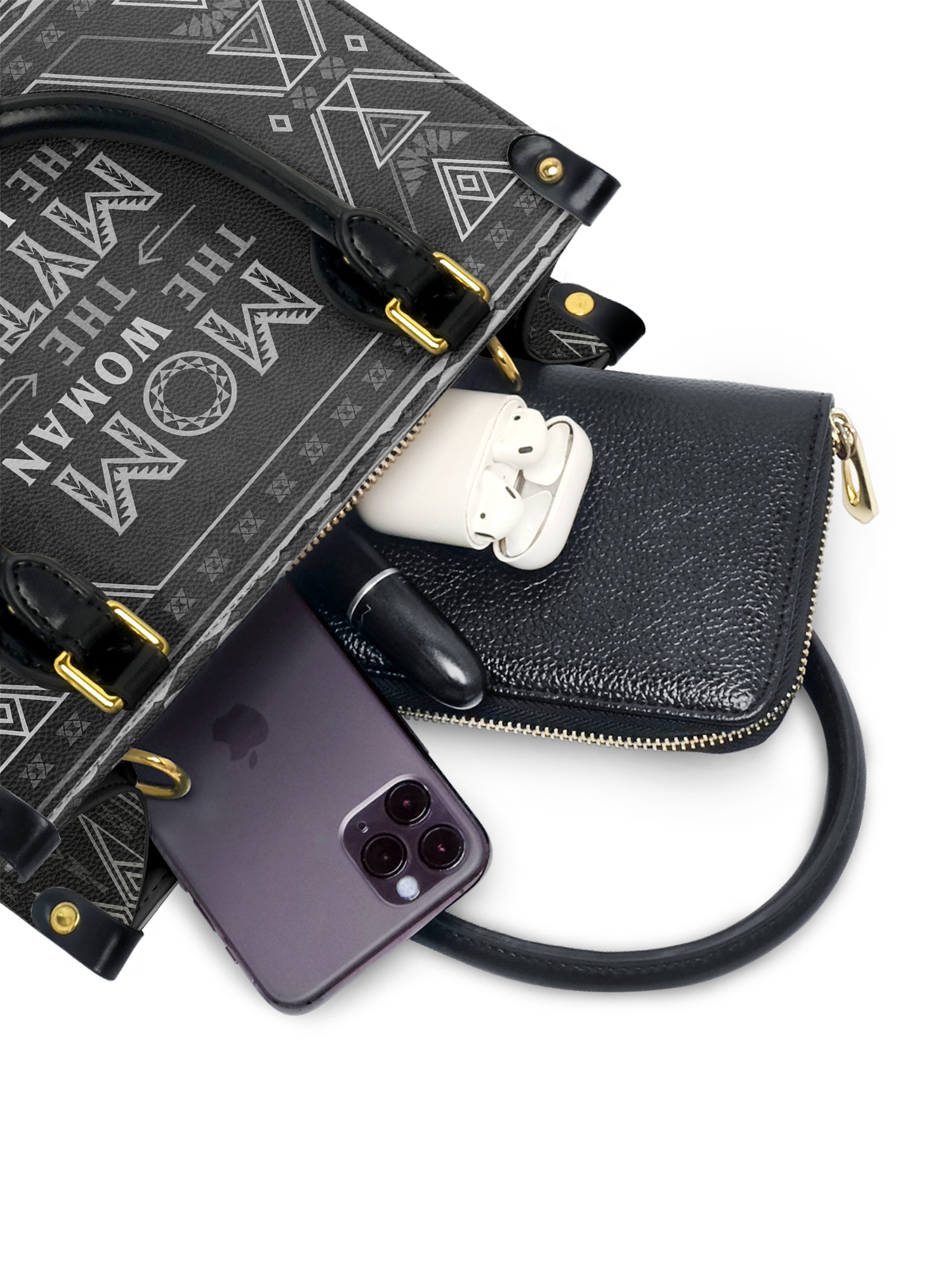 "Mamalore" Small Leather Handbag