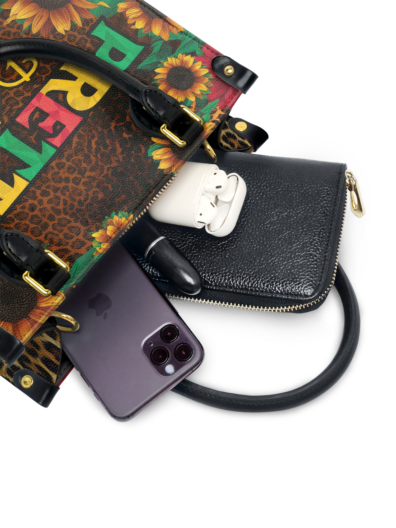 "Solya" Small Leather Handbag