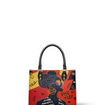 "Sanaa" Paprika Small Leather Handbag