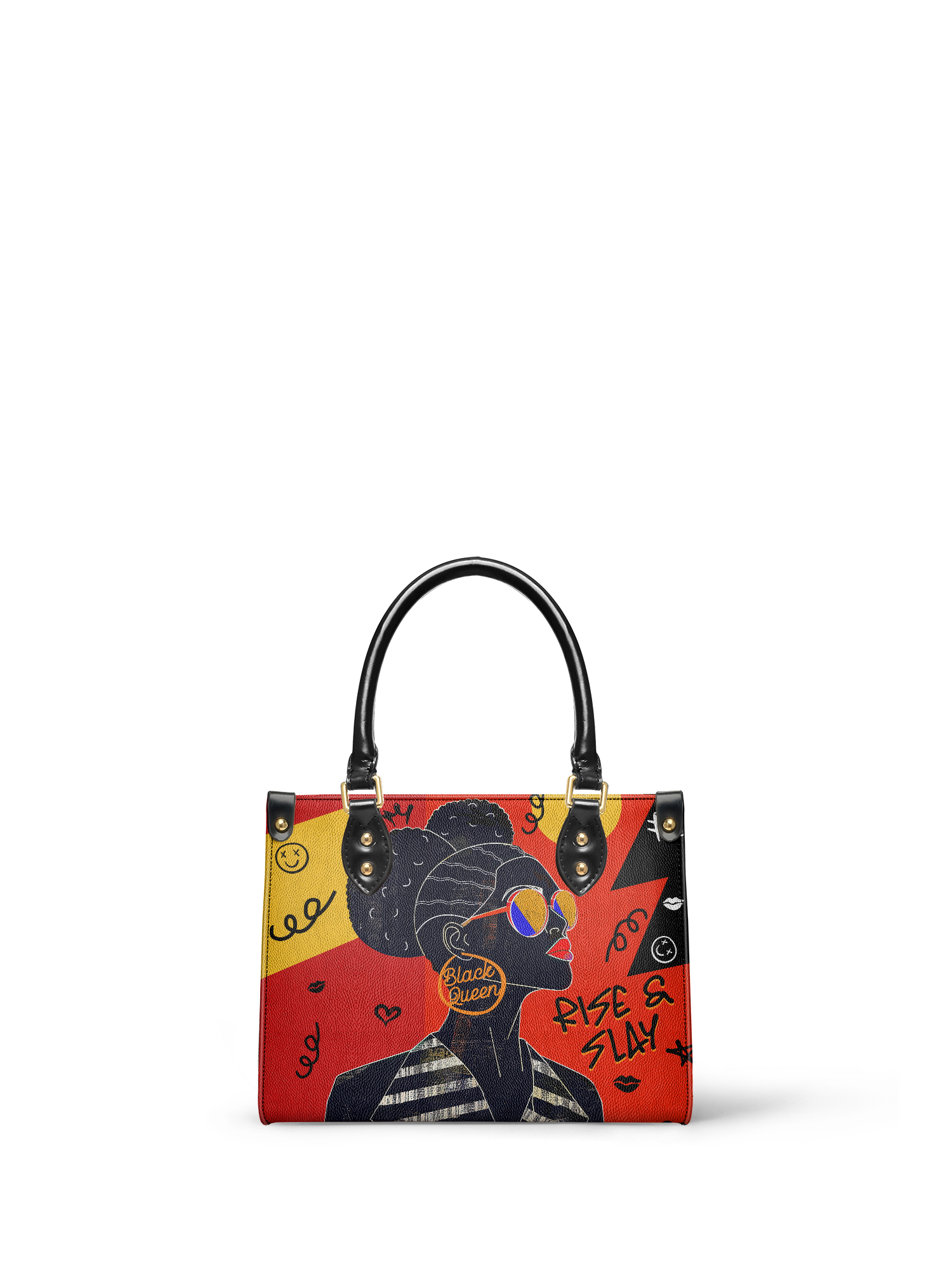 "Sanaa" Paprika Small Leather Handbag