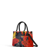 "Sanaa" Paprika Small Leather Handbag