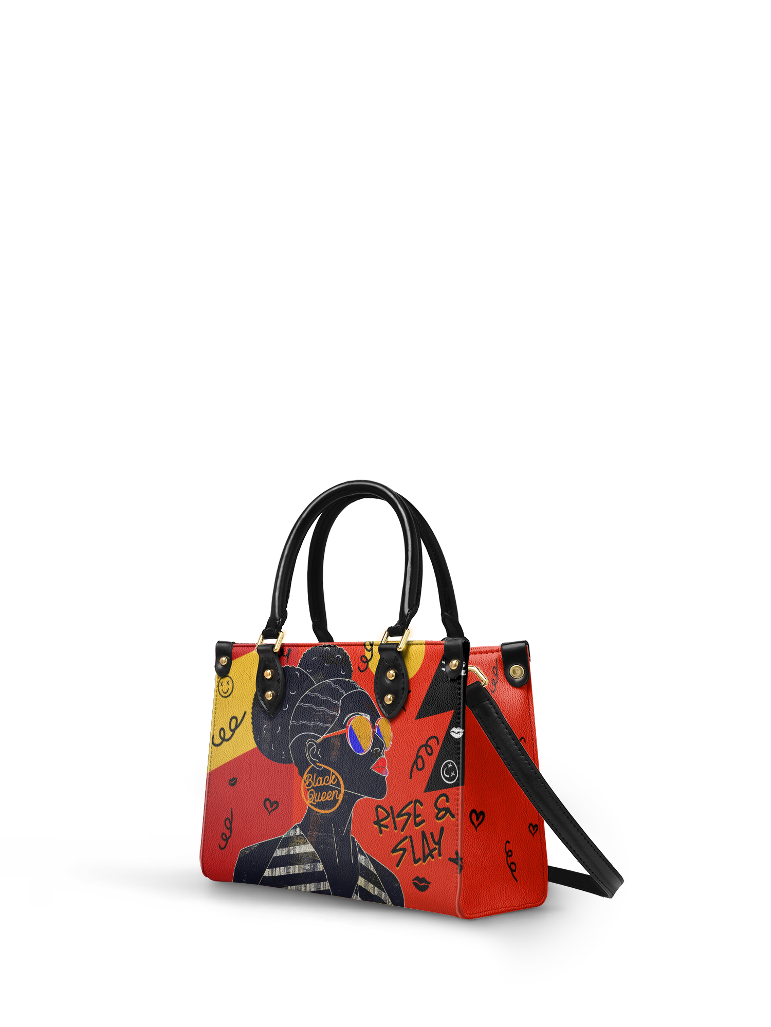 "Sanaa" Paprika Small Leather Handbag