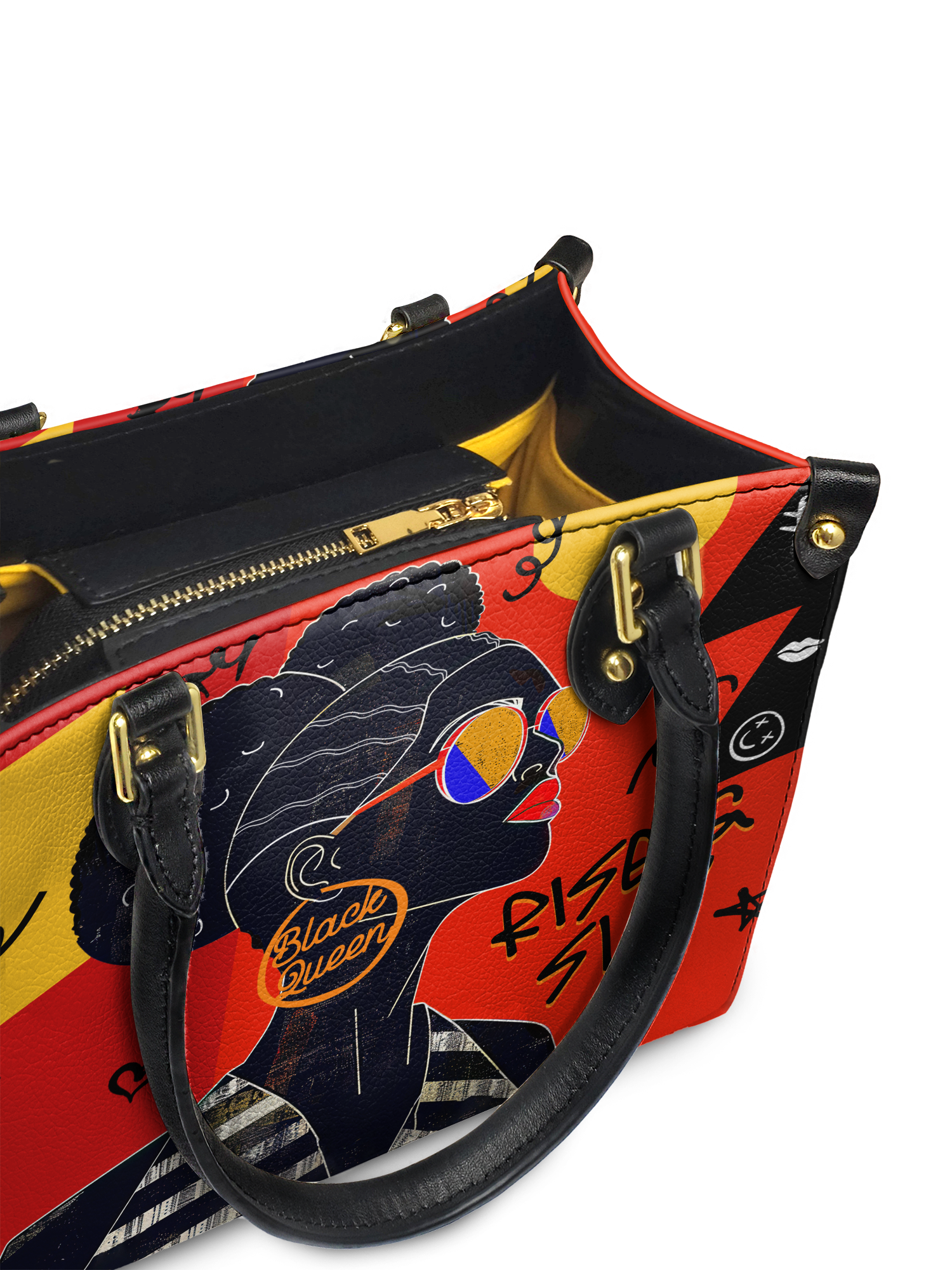 "Sanaa" Paprika Small Leather Handbag