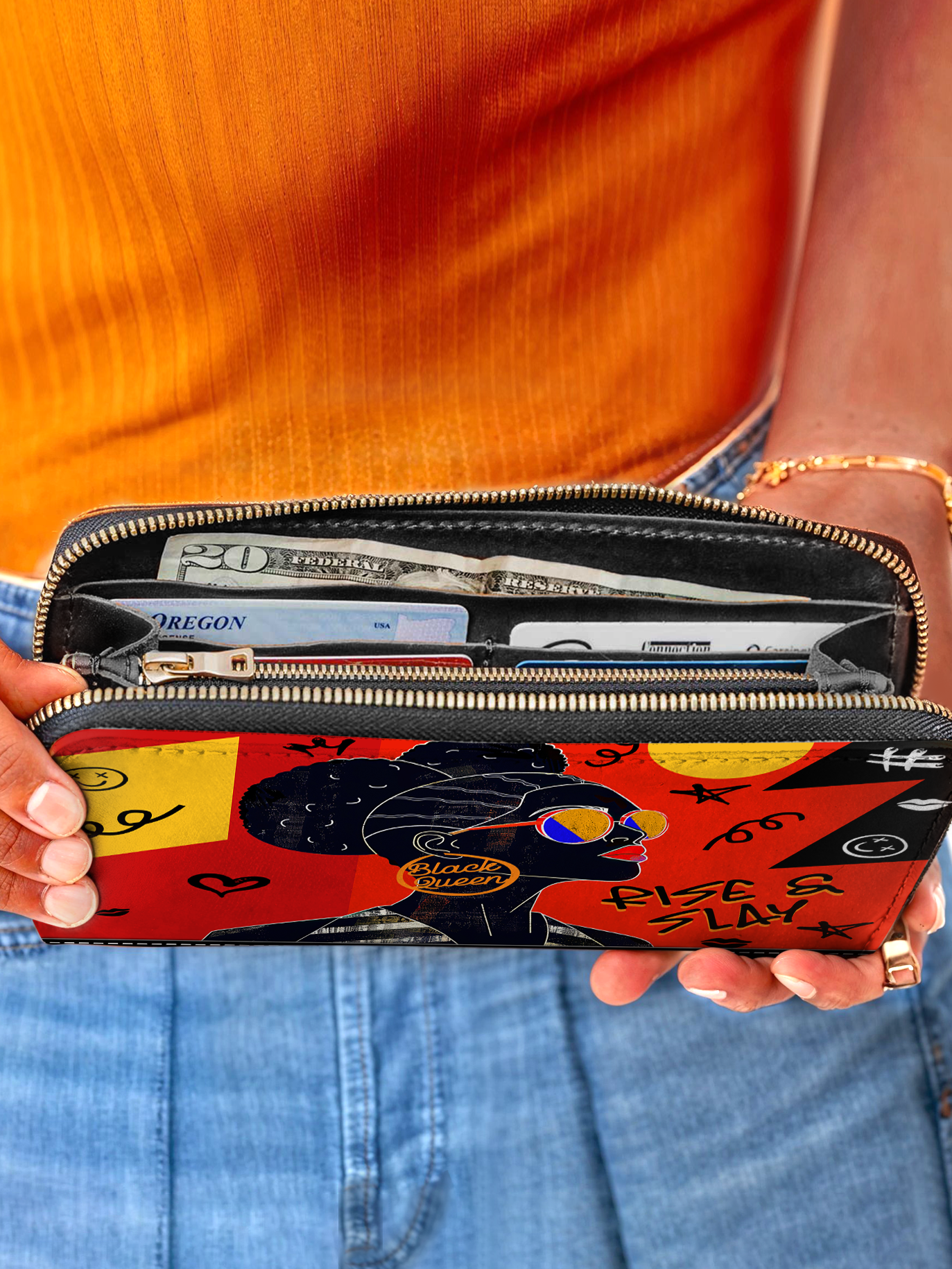 "Sanaa" Paprika Wallet