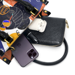 "Sanaa" Salt Pop Small Leather Handbag