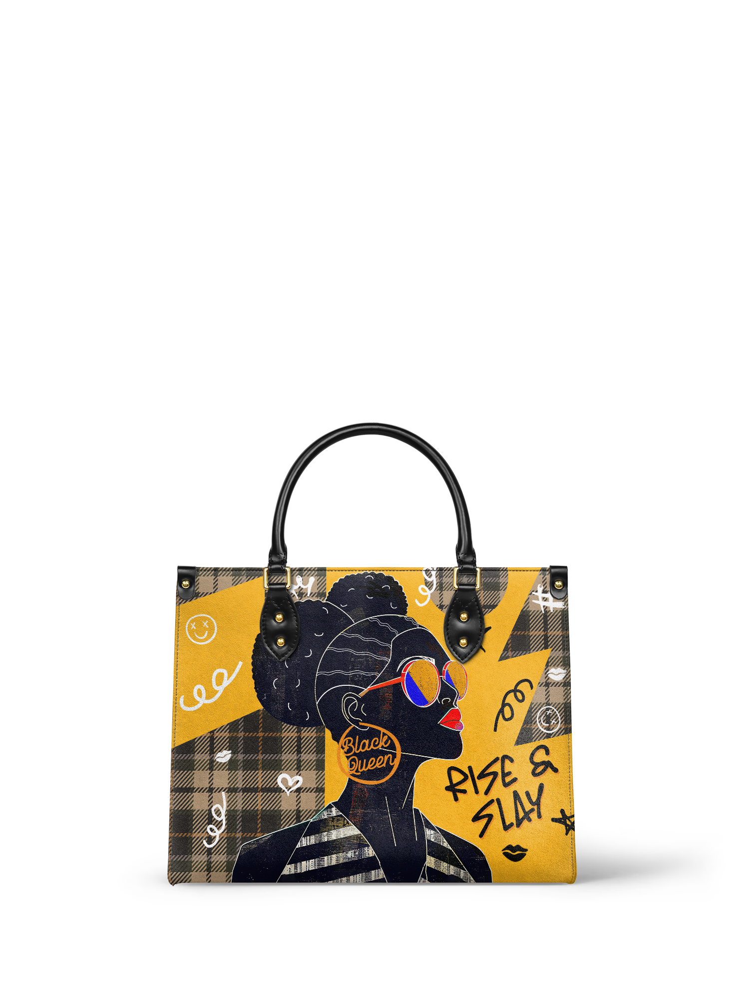 "Sanaa" Cornbread Leather Handbag