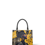 "Sanaa" Cornbread Small Leather Handbag