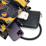 "Sanaa" Cornbread Small Leather Handbag