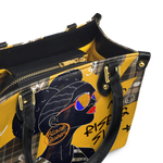 "Sanaa" Cornbread Small Leather Handbag