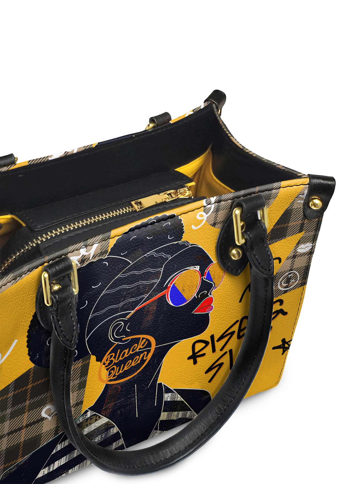 "Sanaa" Cornbread Small Leather Handbag