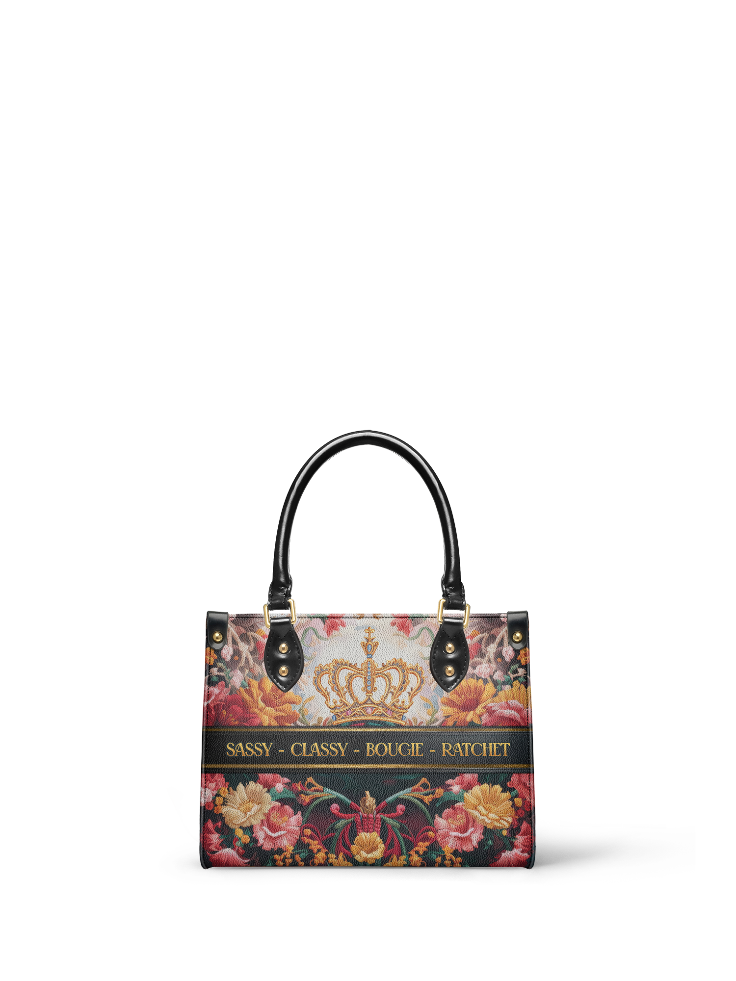 "Naija Royale" Small Leather Handbag