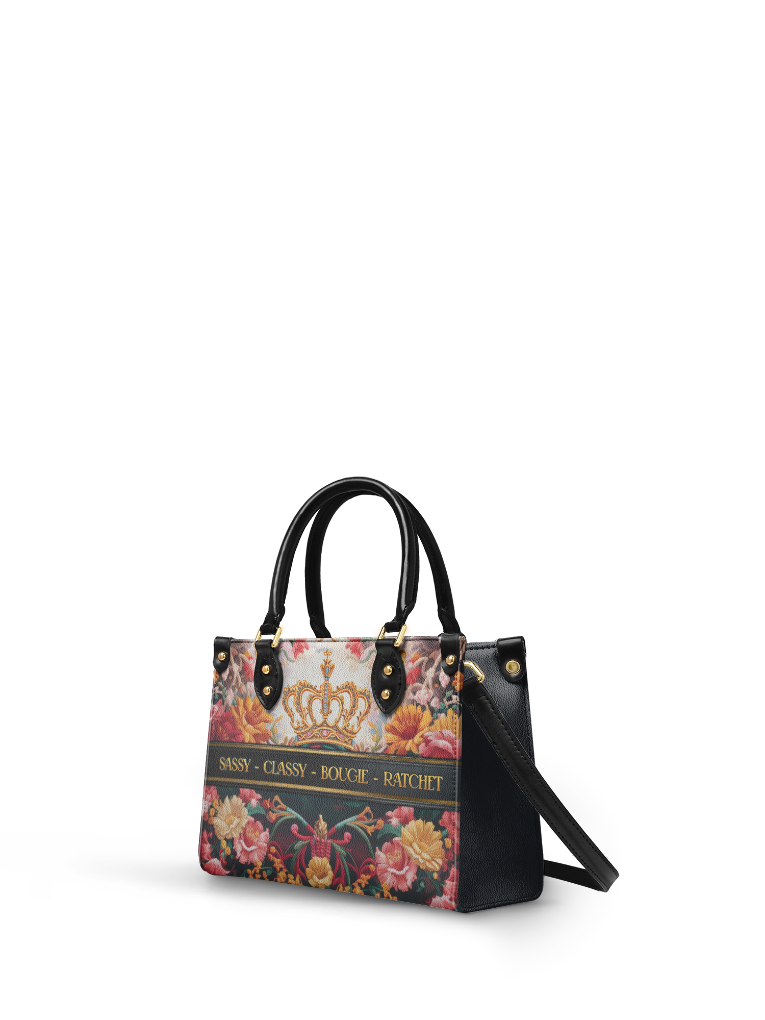 "Naija Royale" Small Leather Handbag