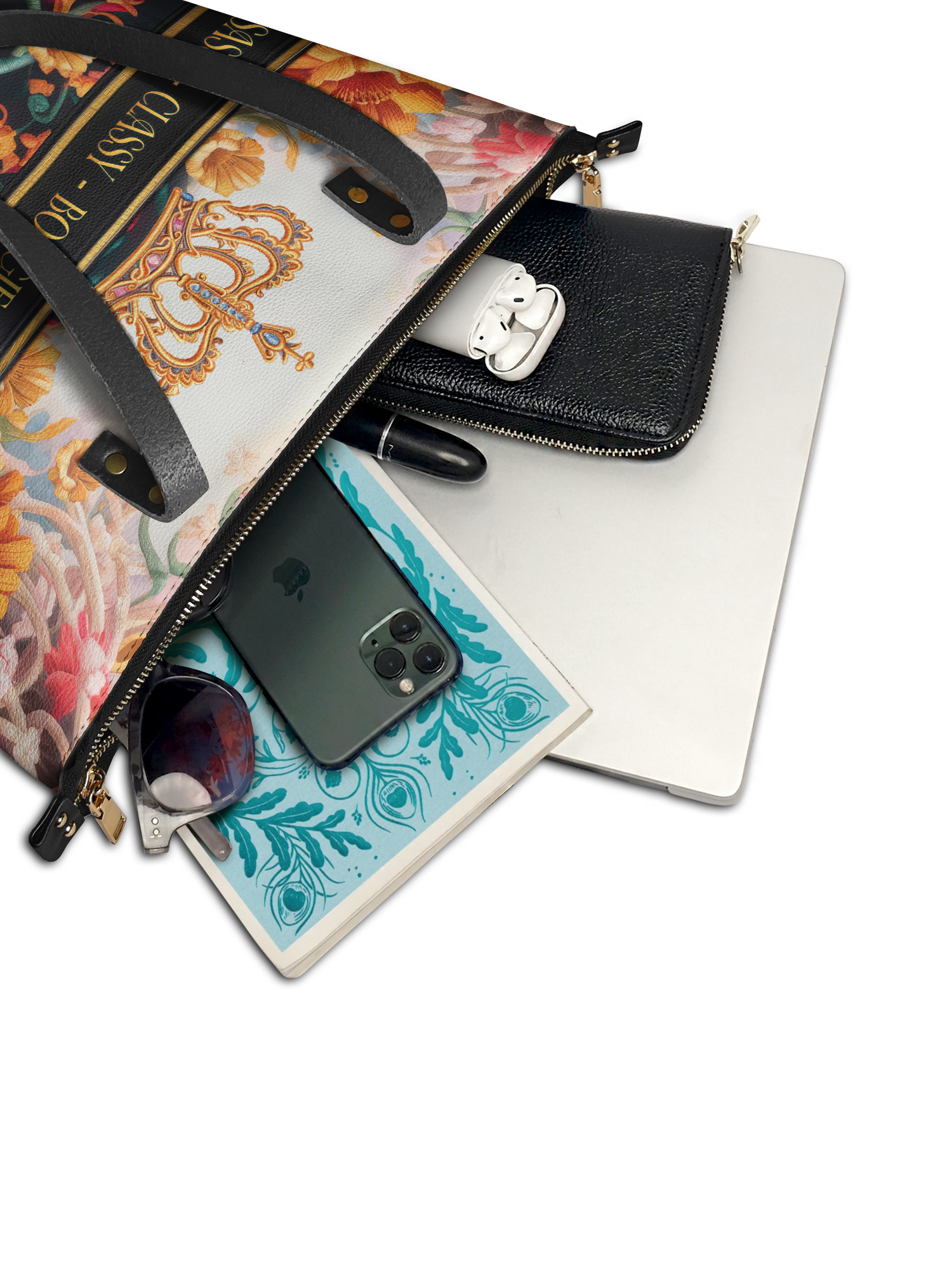 "Naija Royale" Leather Tote Bag