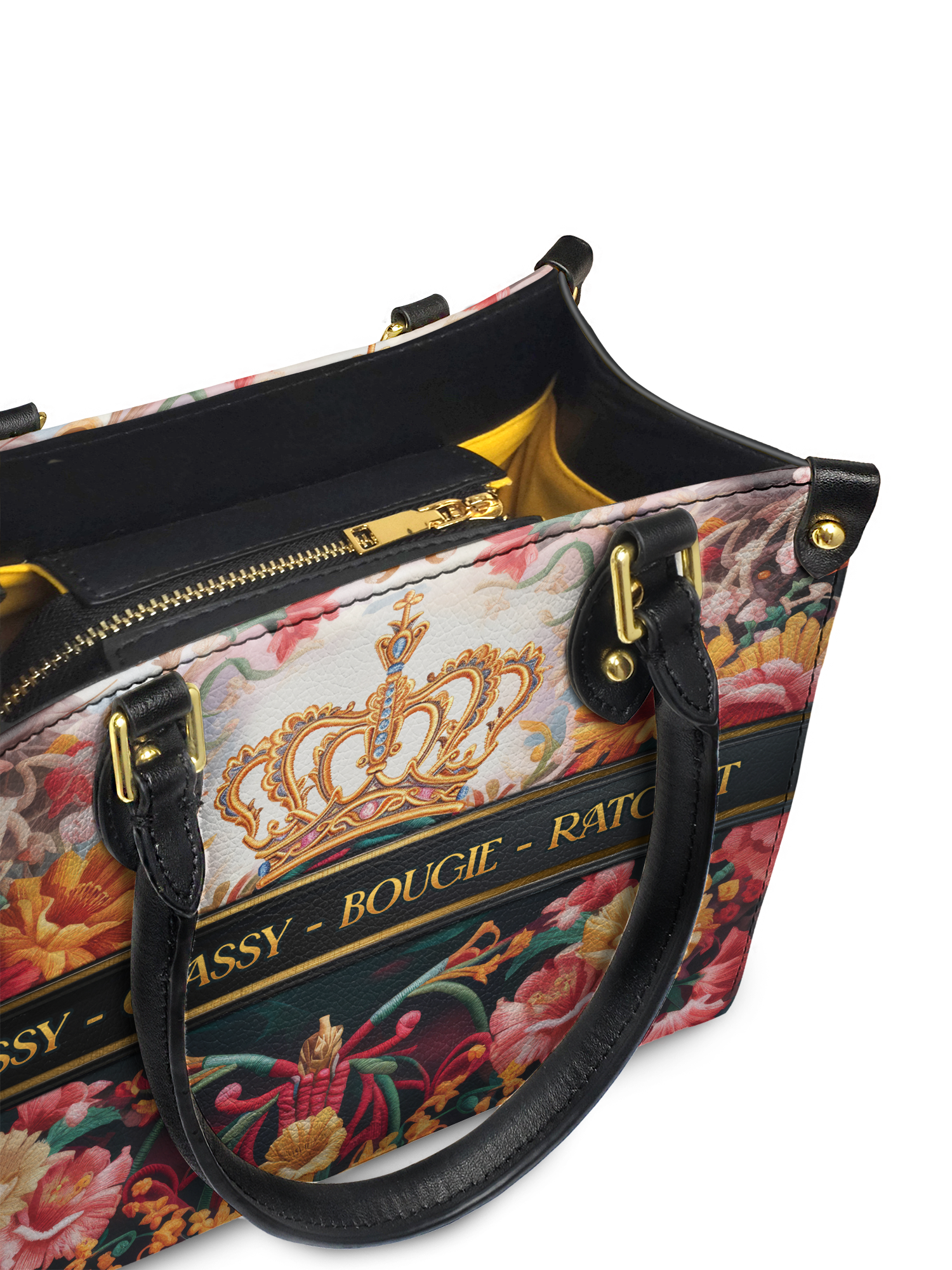 "Naija Royale" Small Leather Handbag