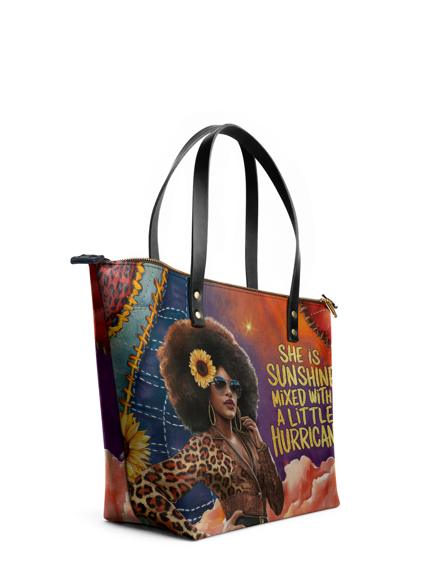 "Huriya" Leather Tote Bag