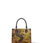 "Godfidence" Small Leather Handbag