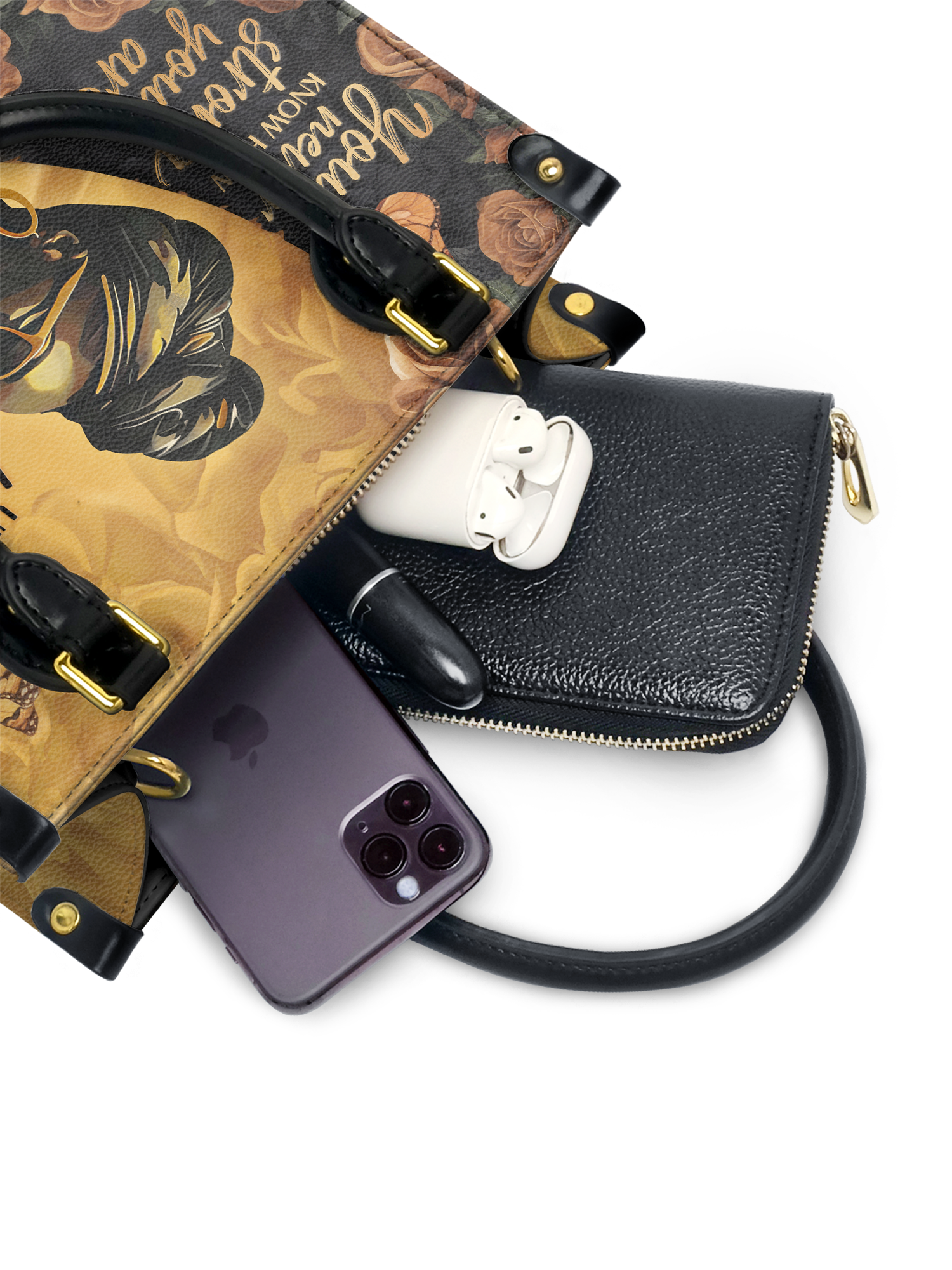 "Siyanda" Small Leather Handbag