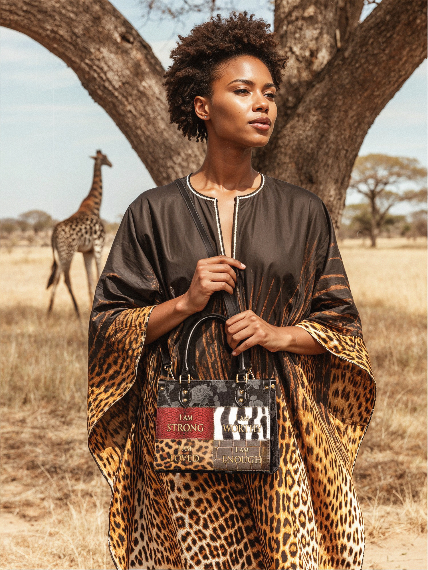 "Kadia" Small Leather Handbag