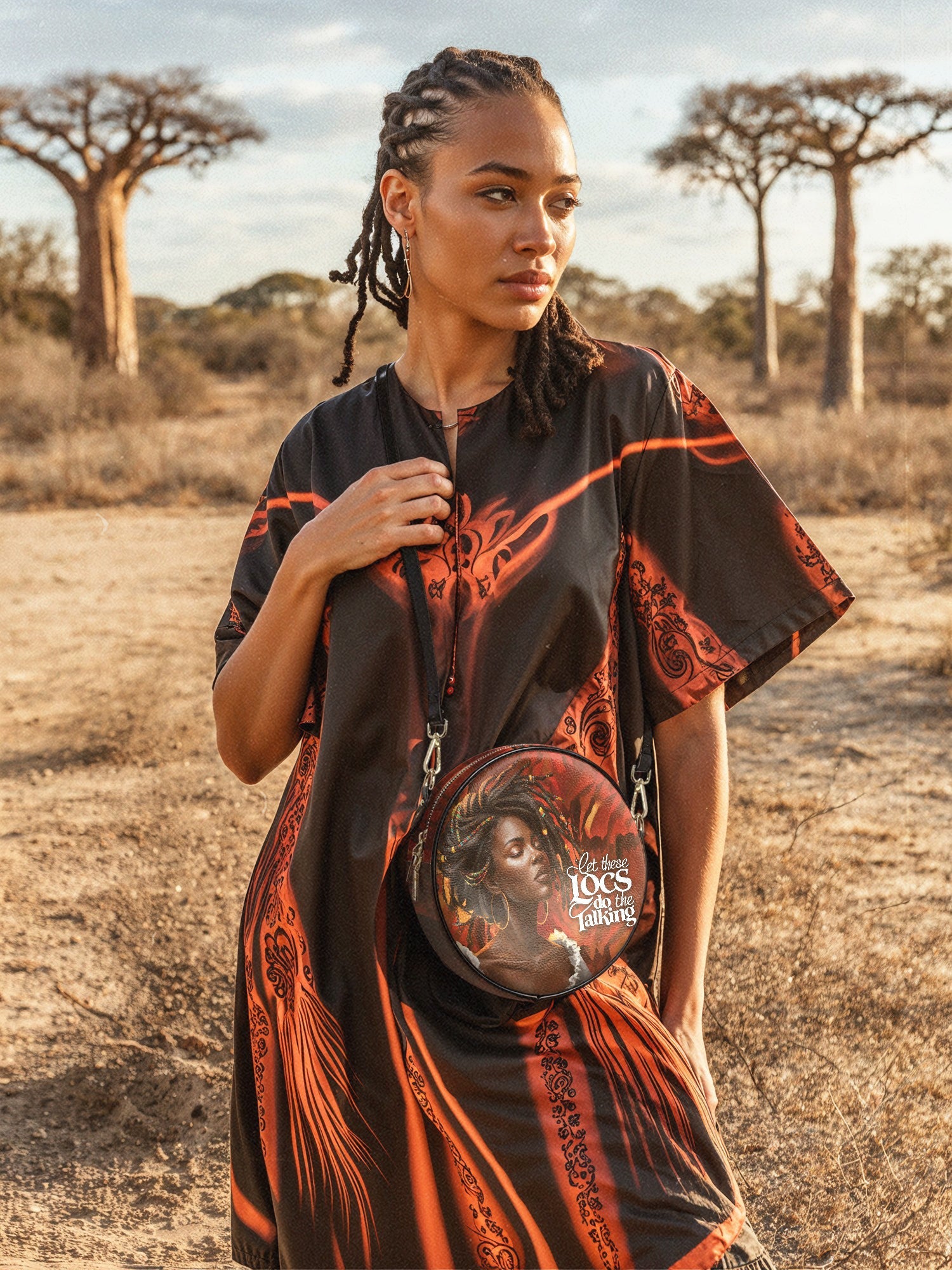 "Locella" Circle Crossbody Bag