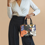 "Sanaa" Salt Pop Small Leather Handbag