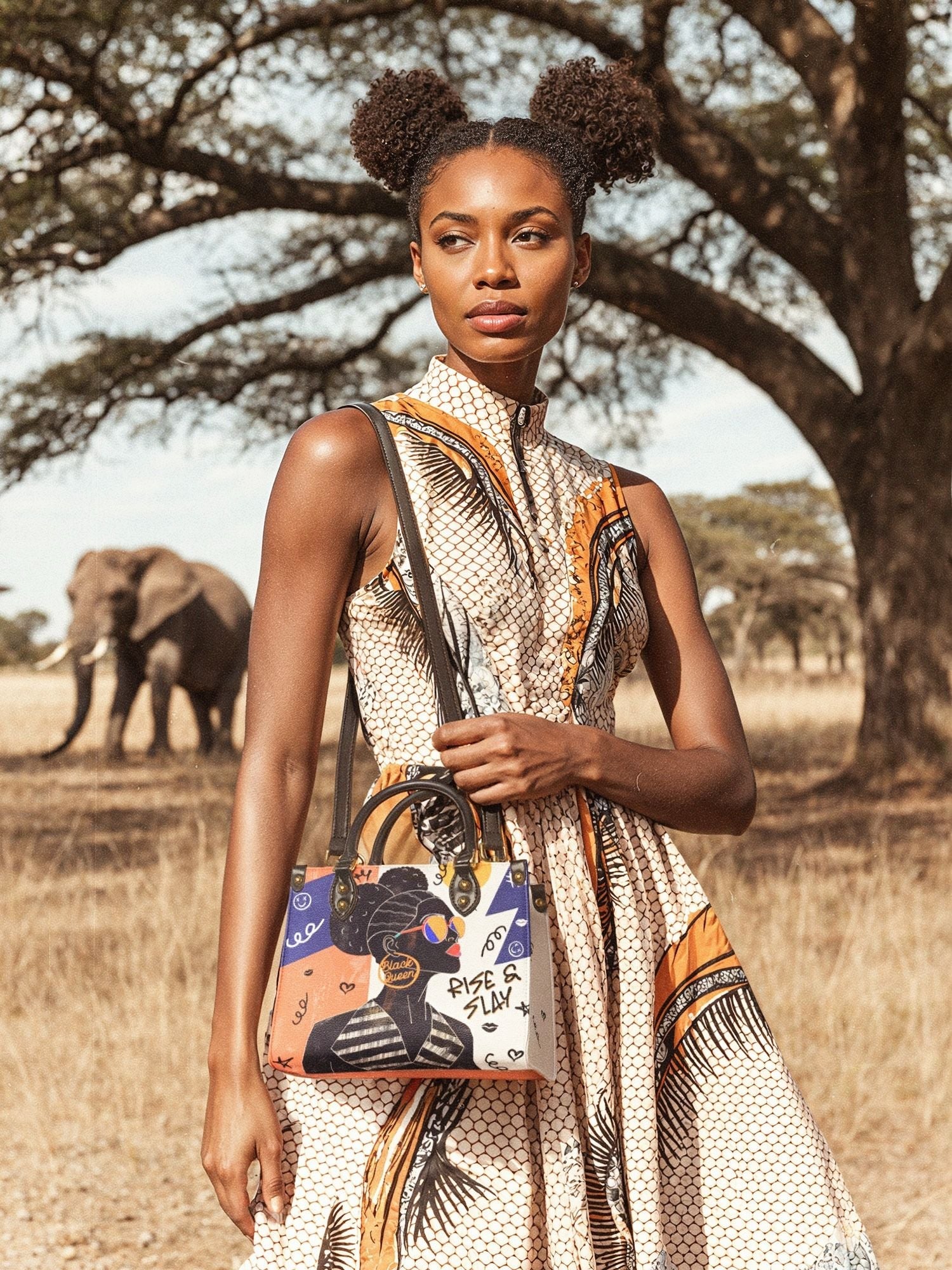 "Sanaa" Salt Pop Small Leather Handbag