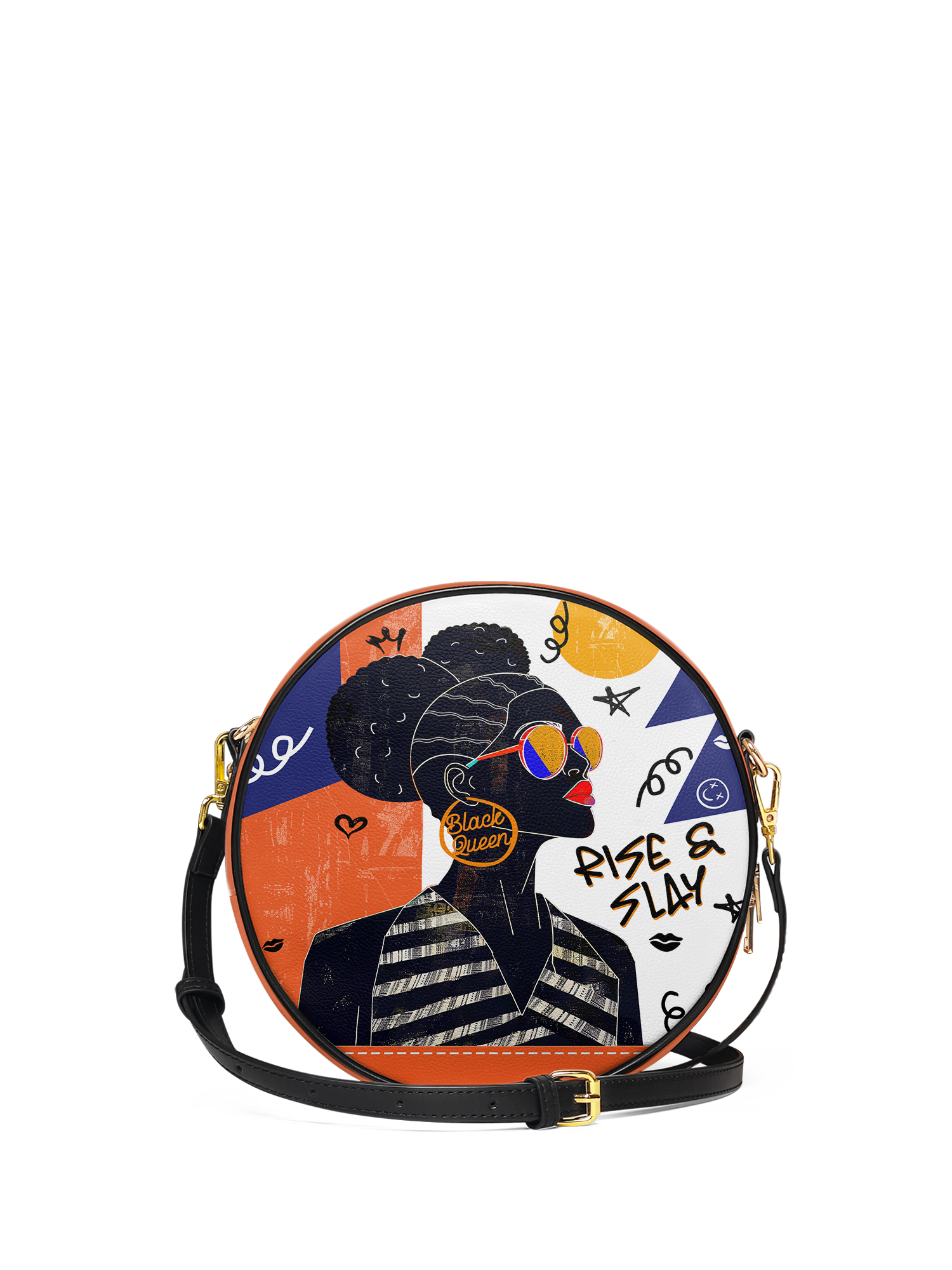 "Sanaa" Salt Pop Circle Crossbody Bag