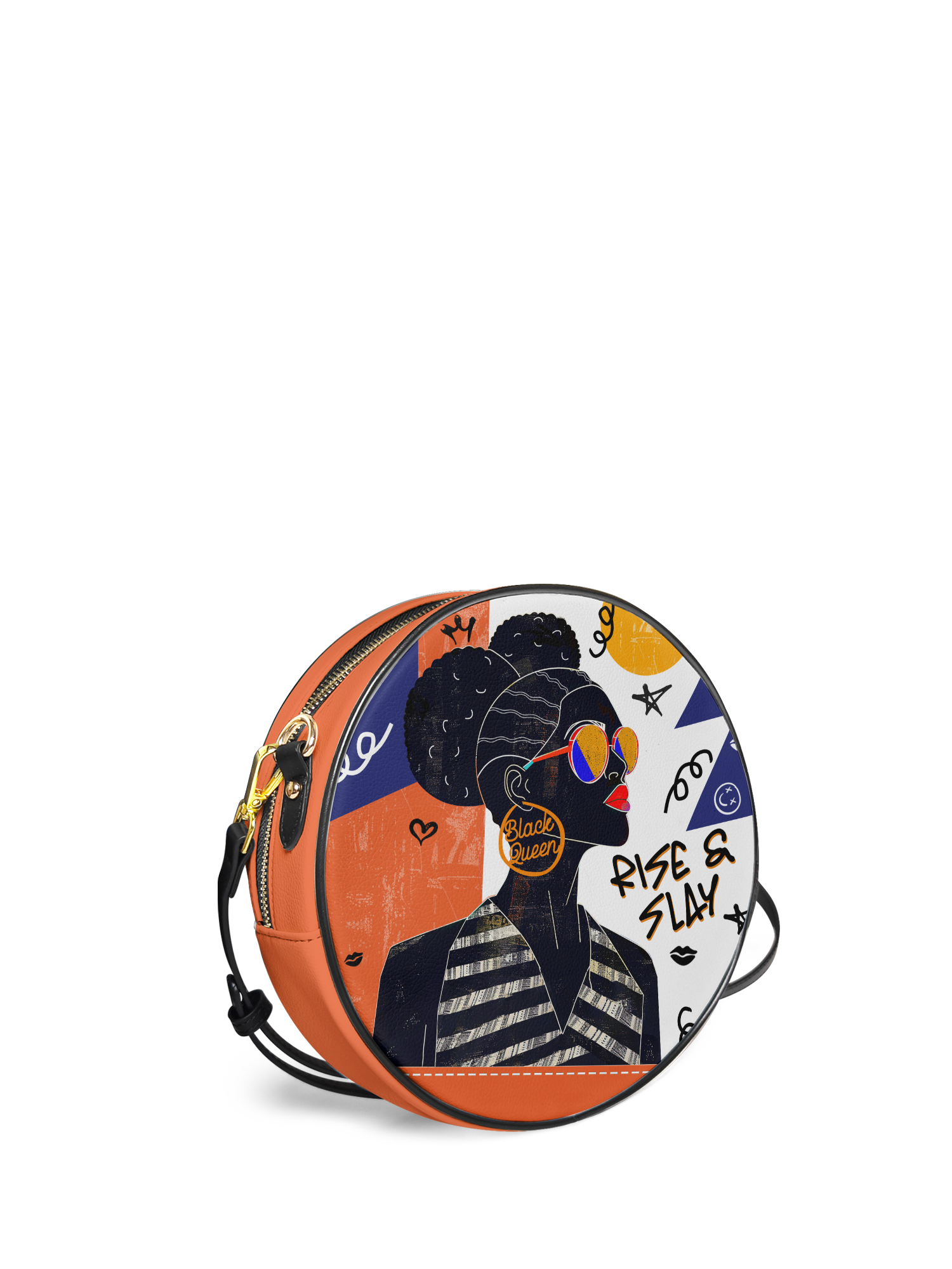 "Sanaa" Salt Pop Circle Crossbody Bag