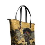 "Njia" Leather Tote Bag