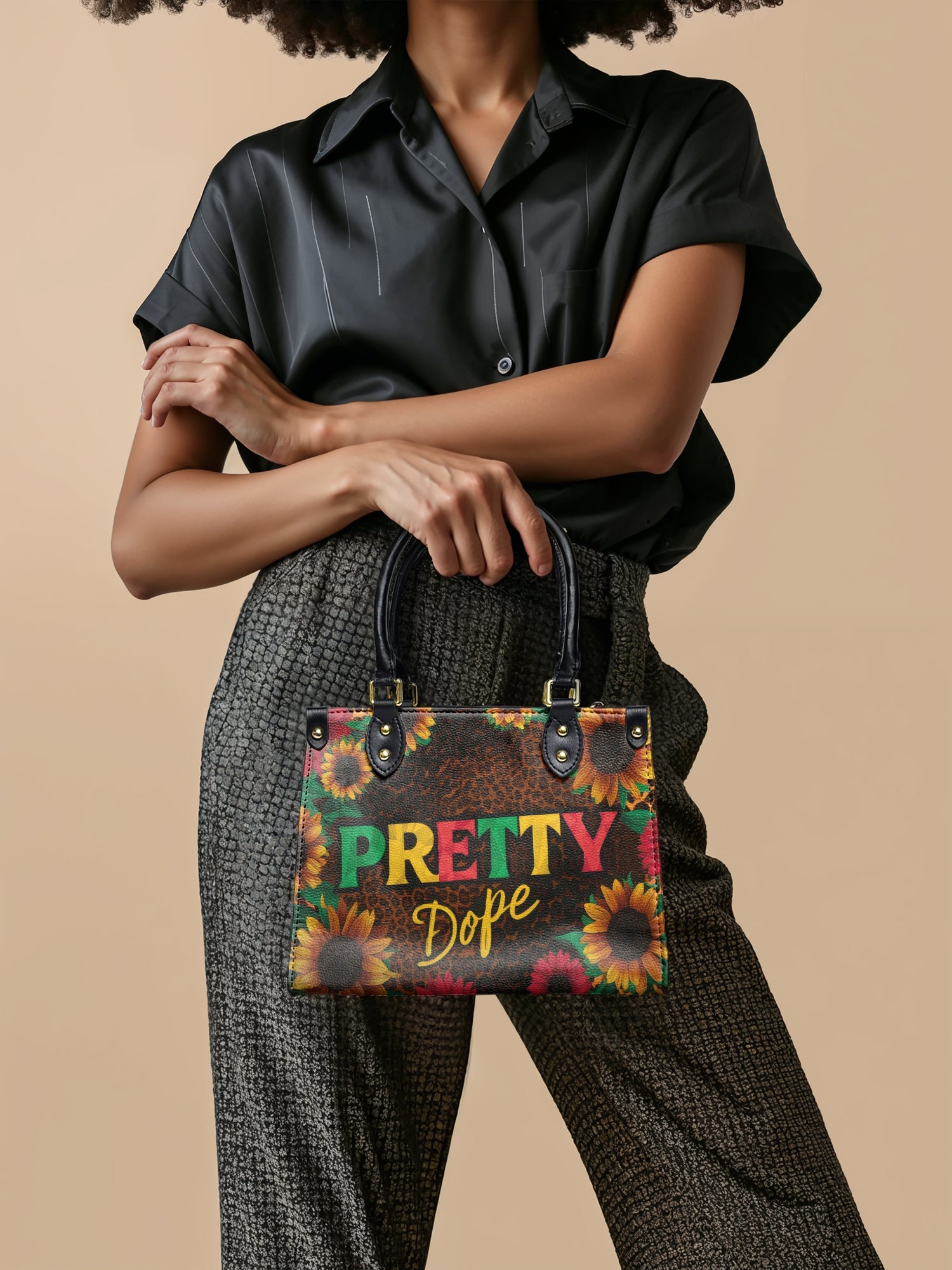 "Solya" Small Leather Handbag