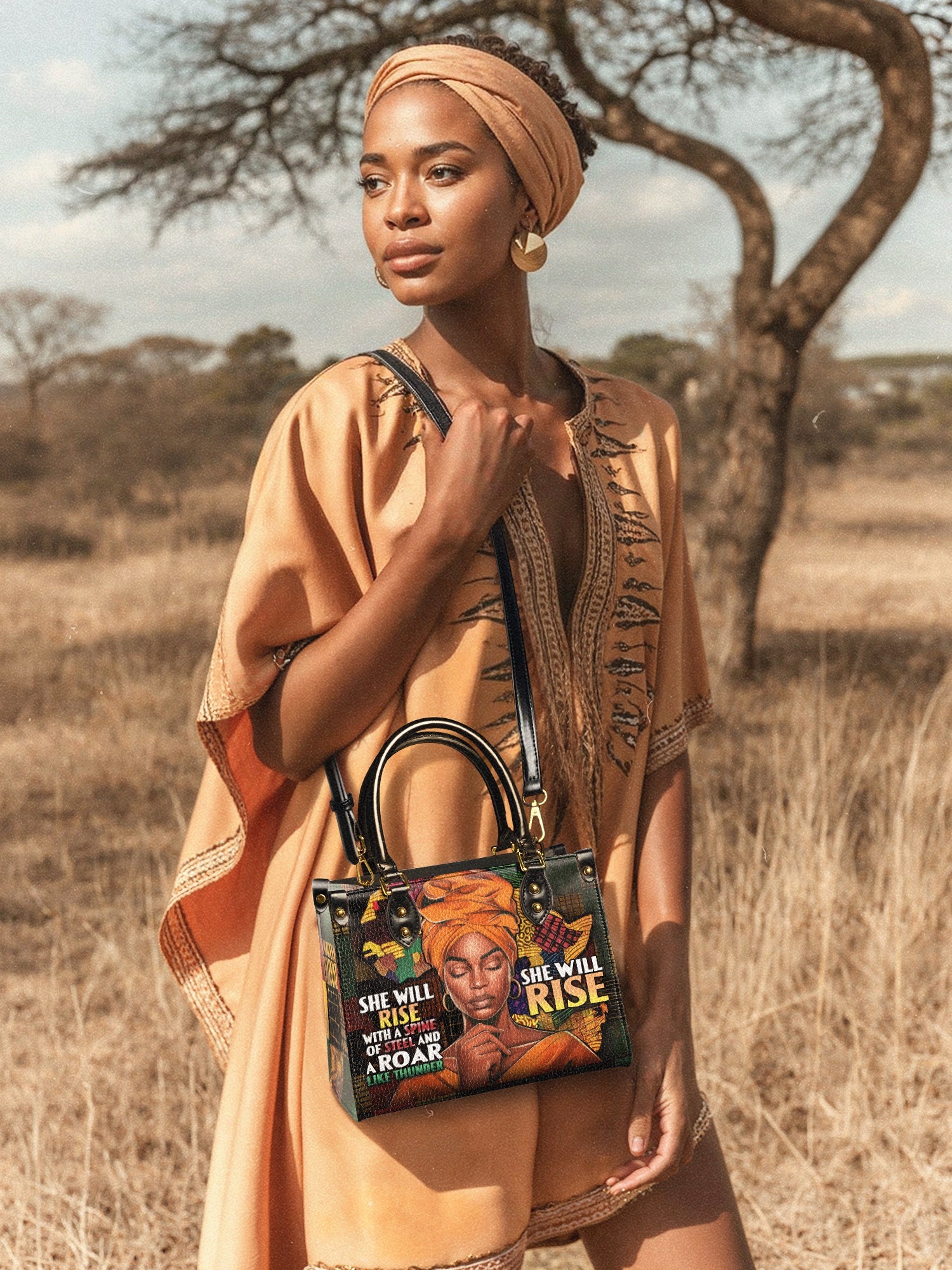 "Thundara" Small Leather Handbag