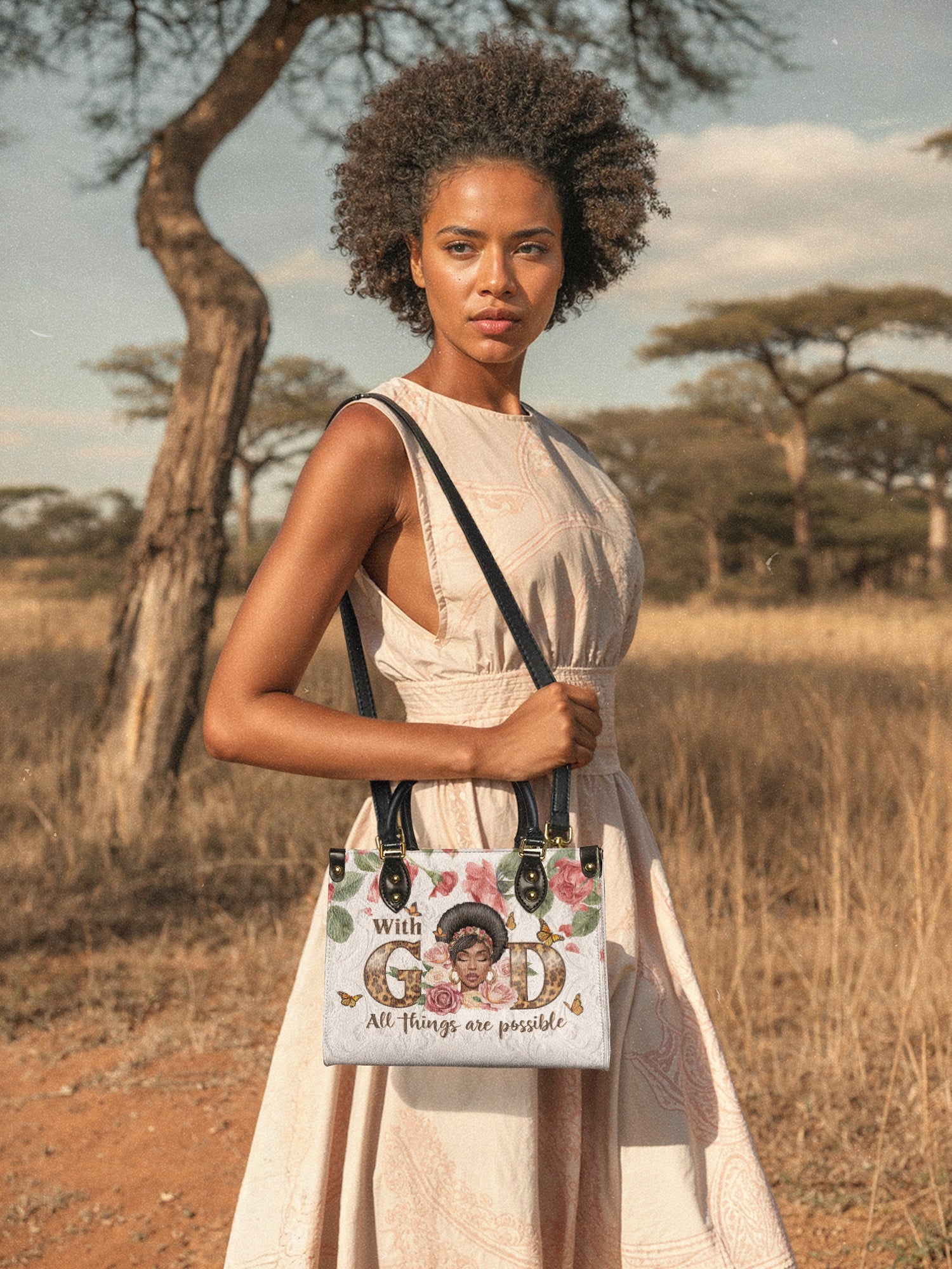 "Zanira" Small Leather Handbag